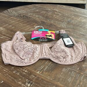 Maidenform Stretch Perfect Lace Bra - Blush